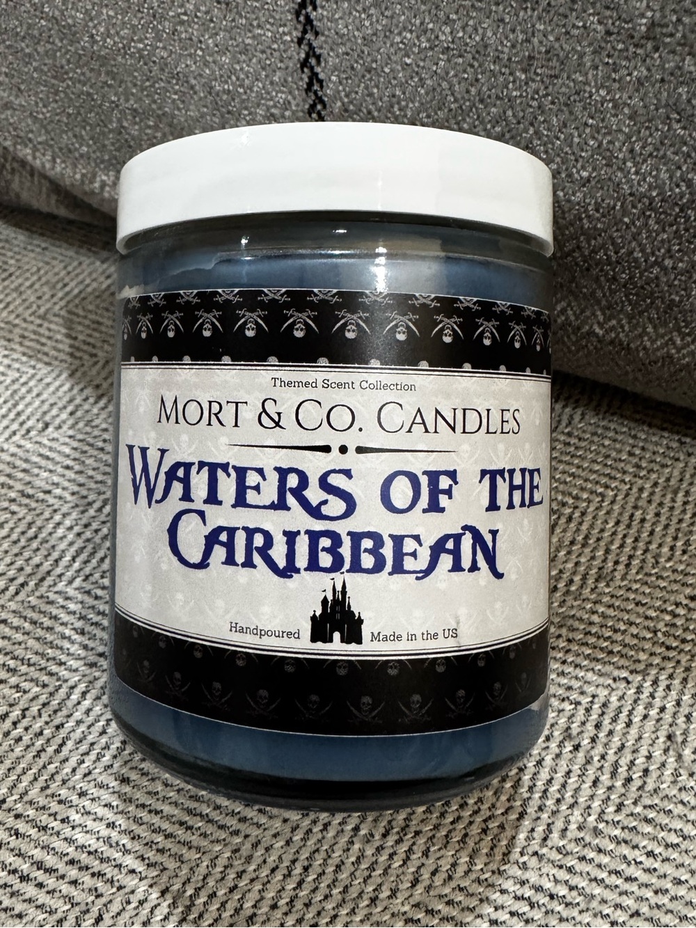 Waters of the Caribbean Scented Candle - Blue